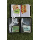 Collection of vintage cigarette and match packets to include Quins, Richmond, Golden Virginia &