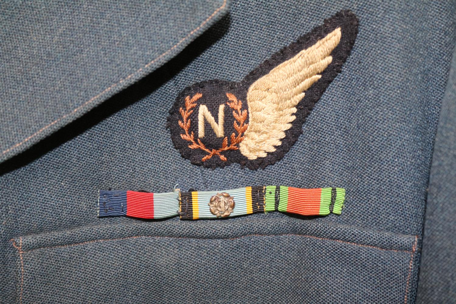 RAF WWII Flight Uniform 305 Squadron Mosquito squadron Leader - Image 2 of 3