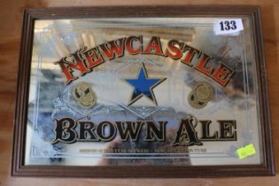 Vintage Newcastle Brown Ale advertising Mirror