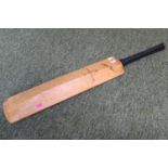 20th century William Gun Superior, Extra special, indistinctly signed cricket bat.