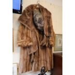 Good quality Ladies Fur Coat with stoles