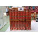 Antique Huntley & Palmers biscuit tin in the form of eight bound books.