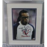 Spurs, Edgar Davids Signed & Framed Photo with COA