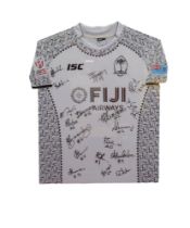 2016 Framed Fiji Rugby 7s Olympic Gold Medallists 2016 Shirt