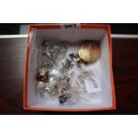 Collection of assorted Gentlemen's Cufflinks and a Stud & Link circular box