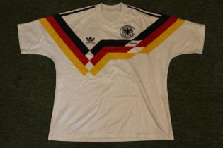JURGEN KLINSMANN 1990 FIFA WORLD CUP MATCH WORN WEST GERMANY JERSEY The 1990 FIFA World Cup was