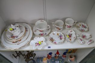 Collection of Royal Crown Derby "Derby Posie" tea ware (20 Pieces)