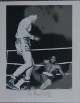 Henry Cooper Signed Original Photograph inc COA. Henry Cooper personally signed original