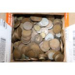 Collection of assorted 19thC and later Copper pennies and other coins