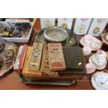 Collection of 19thC and later Silver plated tableware inc. Boxed Flatware, Galleried trays,