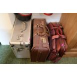 Aluminium Travel case, and 2 Leather cases