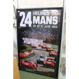 Framed Post Print for 24 Heures Du Mans 21st June 1964