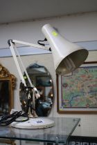 Herbert Terry Style White painted Anglepoise lamp