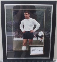 Spurs Legend Jimmy Greaves Signed & Framed Photo with COA