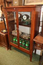 Edwardian Mahogany and glass china cabinet