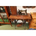 Signer Sewing Machine on Treadle base