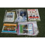 Collection of vintage football programmes to include Cambridge United, Leeds United & Leicester