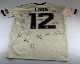 Manchester United Women's Team Signed Hayley Ladd Adidas Shirt. Including Lionesses Alessia Russo