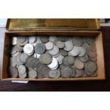 Large collection of pre decimal coins to include pre 1947 Silver content coins