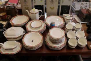 Extensive Villeroy & Boch Cheyenne pattern dinner service comprising of Tureen, Bowls, Plates etc