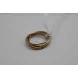 9ct Gold Russian Wedding ring Size Size L 4g total weight
