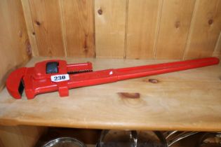 Red Stillson 24 inch monkey wrench