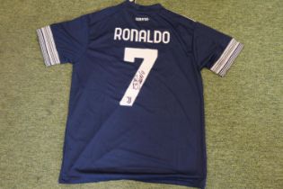 CRISTIANO RONALDO 2020/21 SIGNED JUVENTUS JERSEY This jersey comes with a letter of authenticity