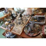 Large Collection of Hand built and painted Airfix & Tamiya Dioramas depicting WWII German