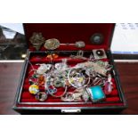 Large collection of assorted Silver jewellery inc. Bangles, Brooches, rings etc