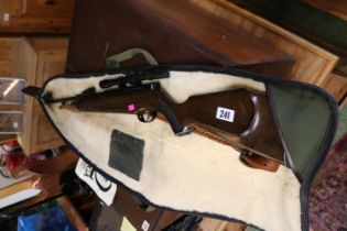 Webley & Scott Omega .22 Air Rifle in Sleeve