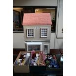 Dolls House with assorted furniture