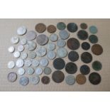 Collection of mainly assorted British coins inc. George III and later