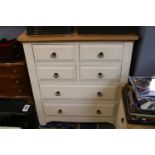Modern Chest of 4 over 2 drawers and a matching bedside table
