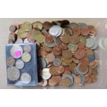 Collection of assorted Coins inc. Euro cents and assorted world coins