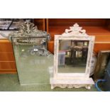 Collection of assorted Mirrors, Clock and a May Garden Chinese Take Away Mirror