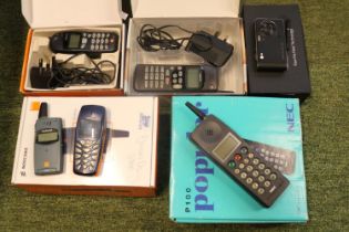 Collection of Boxed to include NEC P100, Ericsson T28s etc