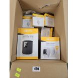 Collection of Sealed Somfy Protect items inc. Somfy One, Indoor Camera, IntelliTags etc