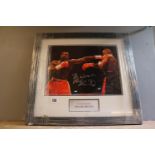 Frank Bruno signed photographic print