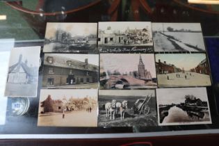 Local Interest; Collection of 10 Ramsey related Postcards to include Fire 1911 at Great Whyte,