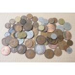Collection of assorted British coinage inc. 1887 Silver Crown