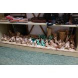 Collection of assorted Sylvac Figures, tableware etc