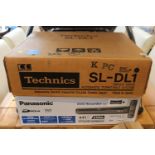 Technics SL-DL1 Turntable and a Panasonic DMR-EX79 DVD Recorder