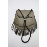 Good quality Silver plated 1930s Flappers Purse with rope handle