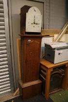 19thC Oak cased Longcase clock with roman numeral dial