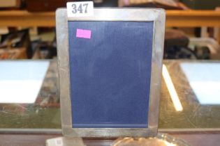 20thC 925 Silver Picture Frame 22cm in Height