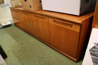 Mid Century Low sideboard with cup handles