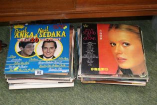 Collection of assorted Vinyl Records to include Neil Sedaka, Mowtown gold etc