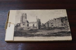 WWI Postcard Pictures of France Imp Photo with original tissue pages