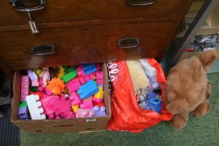 Collection of Duplo Bricks and assorted Toys