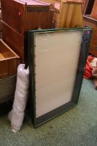 Large Glazed wall collectors cabinet with shelves